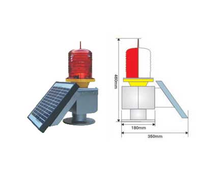 TGZ-122LED太阳能智能型航空障碍灯